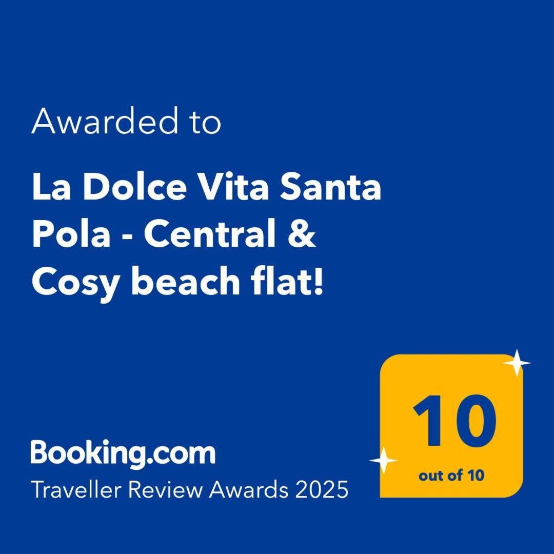 La Dolce Vita Santa Pola - Central & Cosy Beach Flat! Экстерьер фото